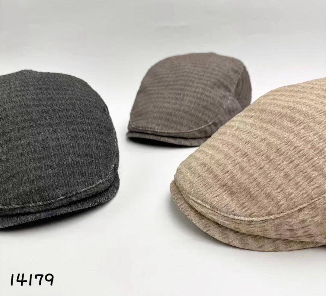 Béret en maille chinée