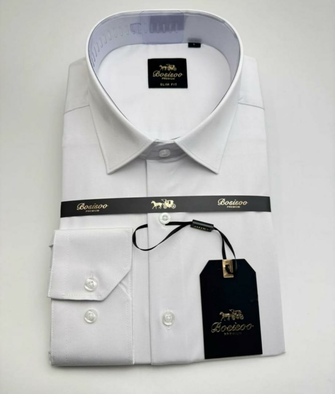 Chemise blanche unie