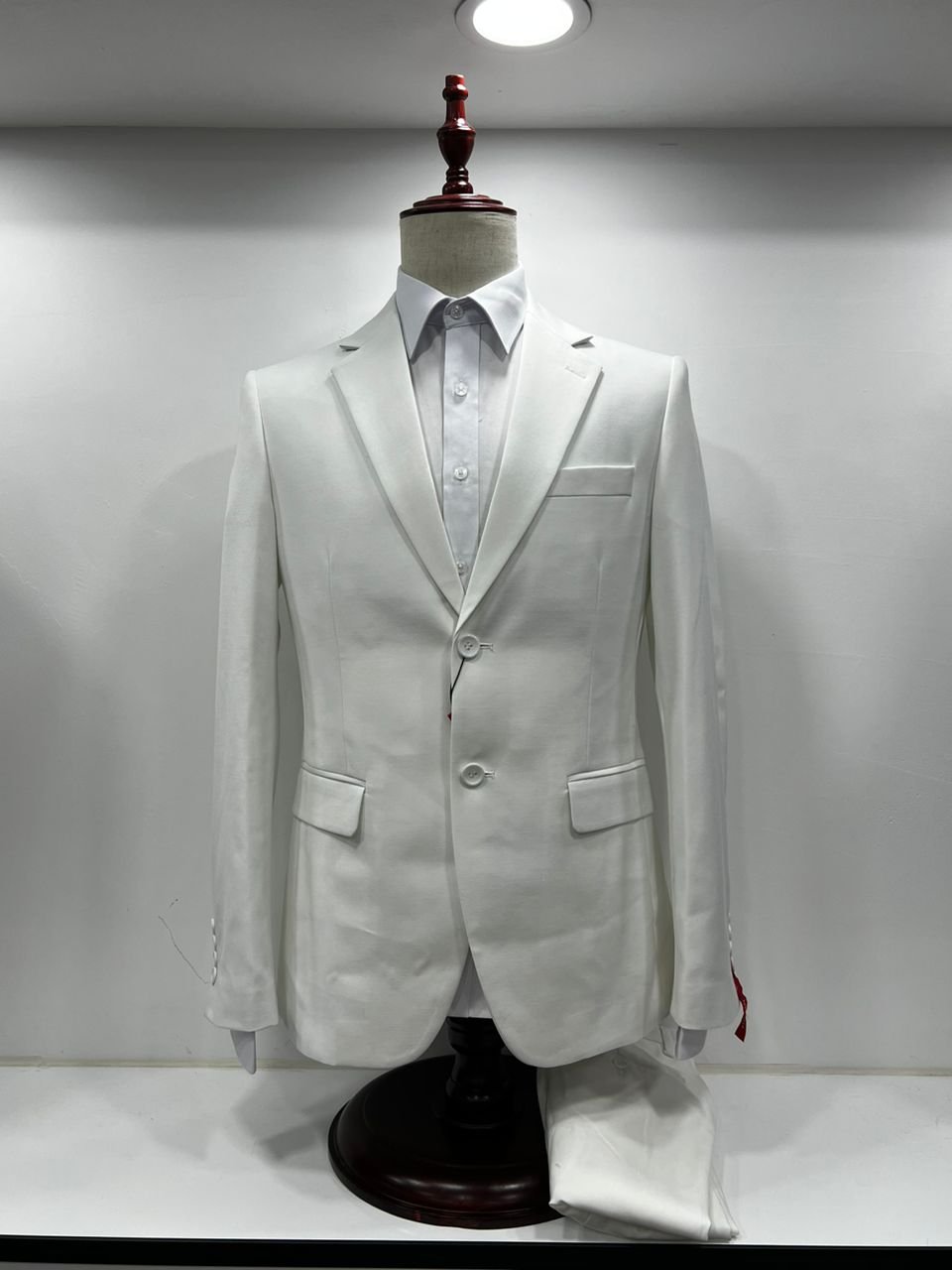 Costume 2 pièces blanc cassé
